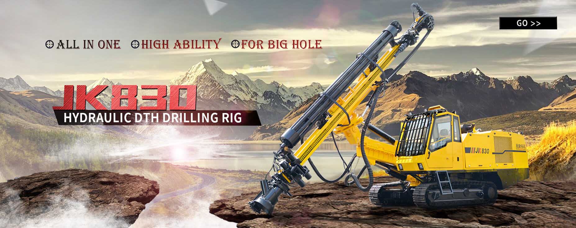JK830 hydraulic dth drilling rig