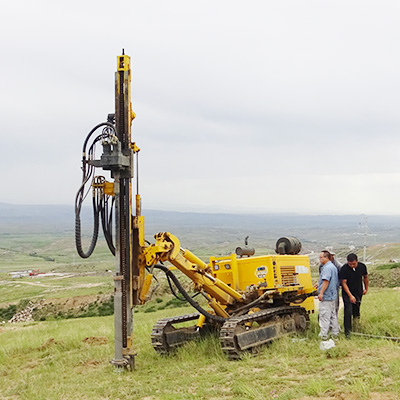 JK590 is working on photovoltaic engineering project site