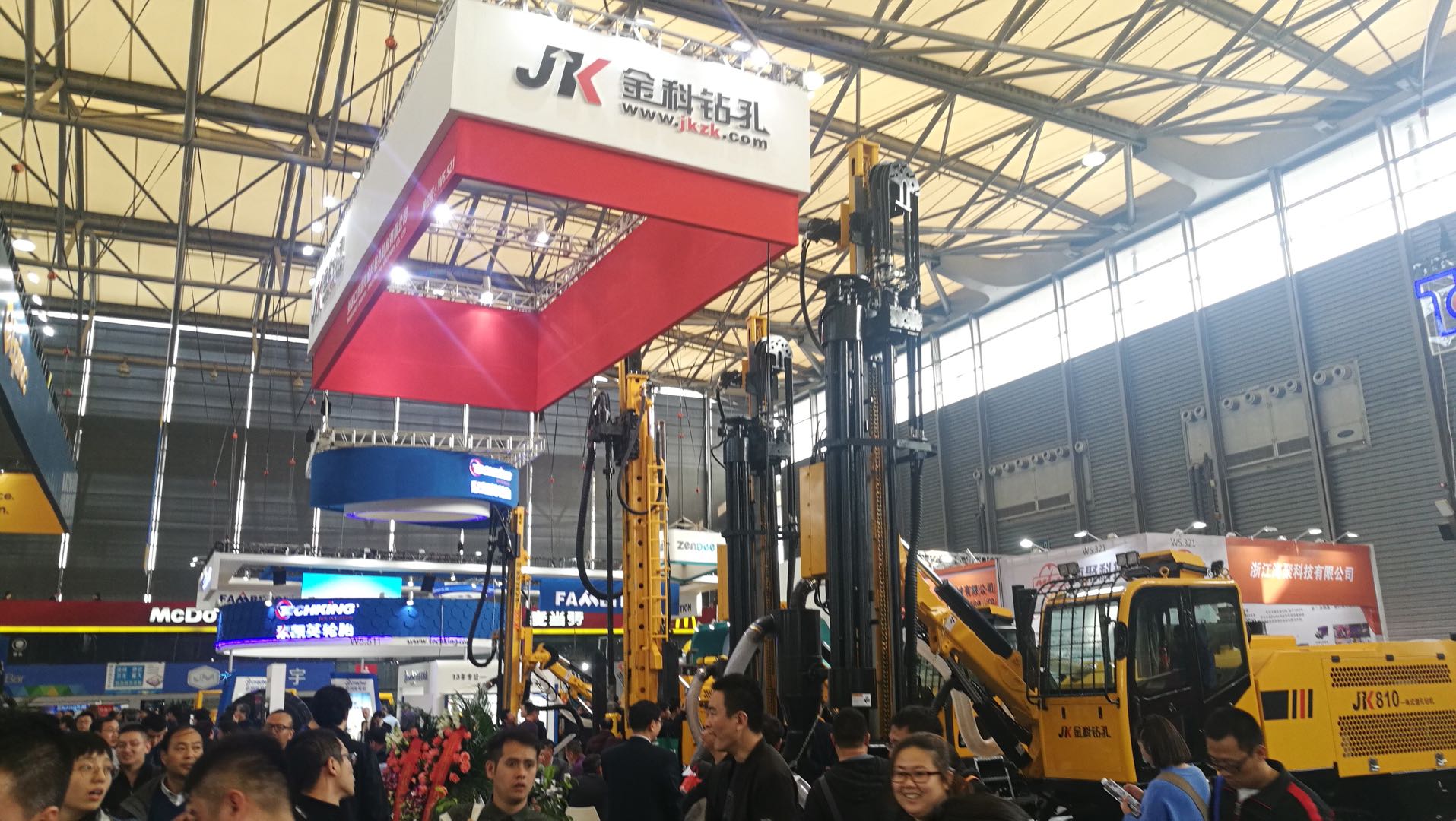 JK Drilling's successful exhibition - 2018 bauma CHINA in Shanghai from Nov.27-30.