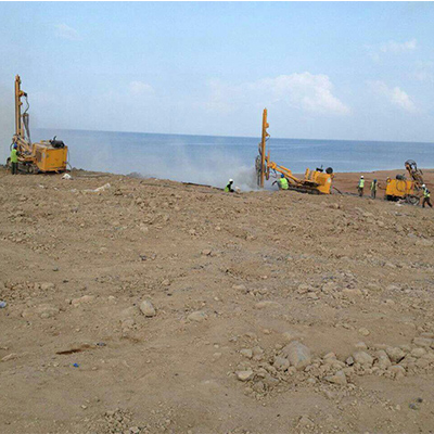 JK590 is working on site in Djibouti