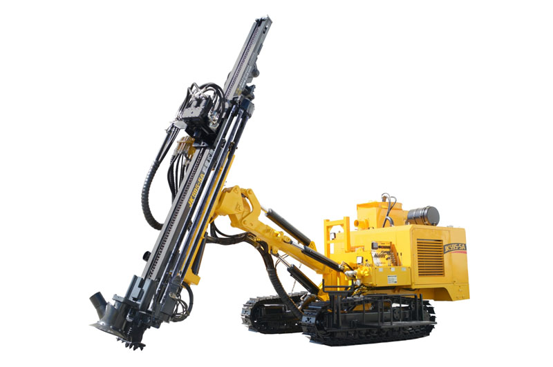 JK595-5A Crawler Mounted Hydraulic DTH Drilling Rig (with Auxiliary Rod Changer)